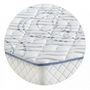 Spring mattress-WHITE LABEL-Matelas MEKY MERINOS longueur couchage 200cm épais