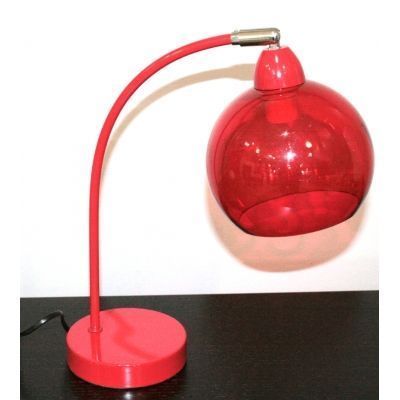 International Design - Table lamp-International Design-Lampe arc boule - Couleur - Rouge