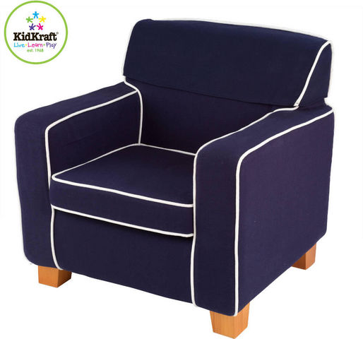 KidKraft - Children's armchair-KidKraft-Fauteuil laguna bleu en tissu 56x46x50cm