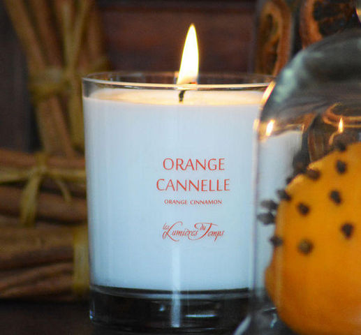 LES LUMIÈRES DU TEMPS - Scented candle-LES LUMIÈRES DU TEMPS-Bougie orange cannelle