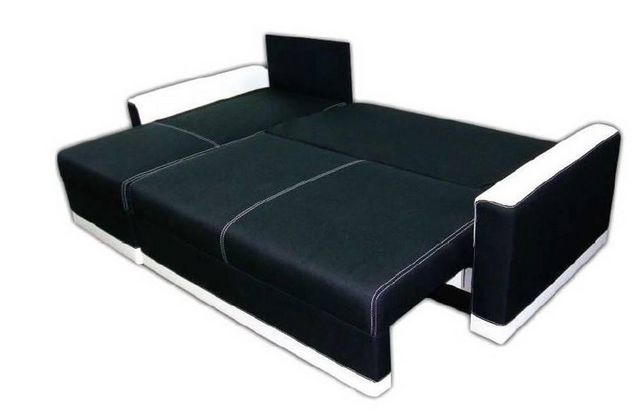 WHITE LABEL - Adjustable sofa-WHITE LABEL-Canapé d'angle gigogne convertible express CARLOW