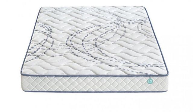 WHITE LABEL - Spring mattress-WHITE LABEL-Matelas MEKY MERINOS longueur couchage 200cm épais