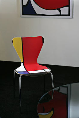 Creativando - Chair-Creativando-Quark Mondrian Style