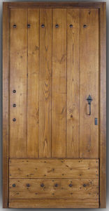 Portes Anciennes - porte de mas en chataignier - Eingangstür