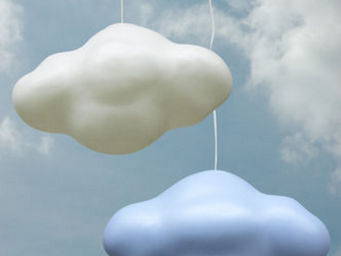 Millumine - suspension nuage nimbus bleu - Kinder Hängelampe