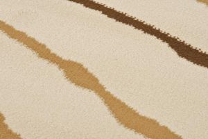 NAZAR - tapis contempo 60x110 ivory - Moderner Teppich