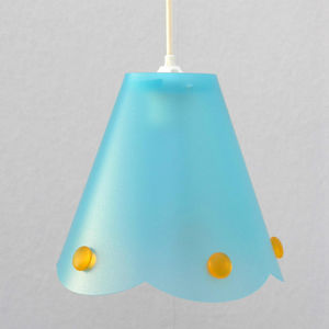 R&M COUDERT - julie perles - suspension bleu h21cm | lustre et p - Kinder Hängelampe