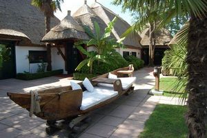 Africa Style - pirogue - Gartensofa