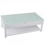 Rechteckiger Couchtisch-WHITE LABEL-Table basse relevable Doha