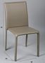 Stuhl-WHITE LABEL-Chaise DIVA en PVC taupe