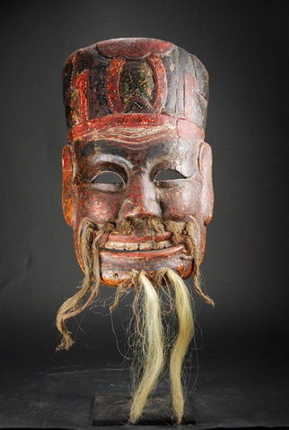 AfricAsia Primitive and Antiques - Maske-AfricAsia Primitive and Antiques-Masque du théàtre Nuo