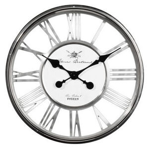 MAISONS DU MONDE - horloge regent chrome - Reloj De Pared
