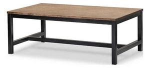 MOOVIIN - table basse rectangulaire iron en acacia brossé et - Mesa Consola De Exterior
