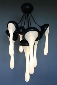 Binome - chandelier fluide  - Lámpara Colgante