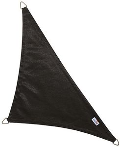 NESLING - voile d'ombrage triangulaire coolfit noir 4 x 4 x - Toldo Tensado