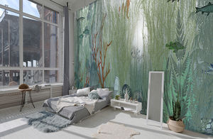 WET SYSTEM 19 Papel pintado impermeable lavable de flores By Wall&decò