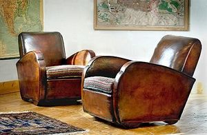 Harvey Brown - leather club armchairs - Sillón Club
