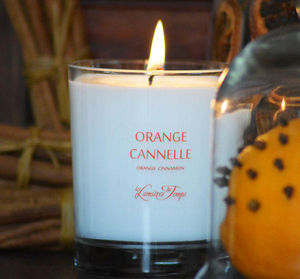 LES LUMIÈRES DU TEMPS - bougie orange cannelle - Vela Perfumada