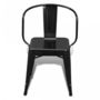 Silla-WHITE LABEL-8 chaises de salle à manger acier factory