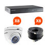 Cámara de vigilancia-HIKVISION-Video surveillance - Pack 8 caméras infrarouge Kit