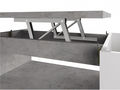 Mesa de centro de altura regulable-WHITE LABEL-Table basse ALDANA