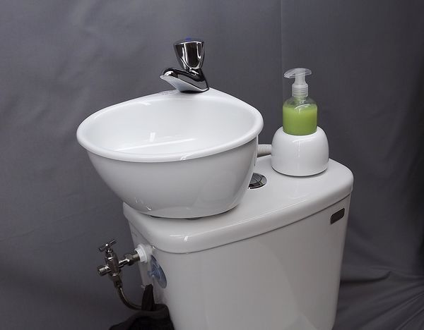 ATELIER CREATION JF - Lavabo adaptable para wc-ATELIER CREATION JF-WiCi Mini