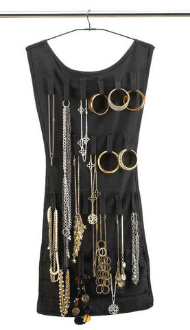 Umbra - Portajoyas-Umbra-Rangement de bijoux petite robe noire 45x102cm
