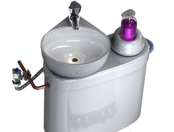 ATELIER CREATION JF - Lavabo adaptable para wc-ATELIER CREATION JF-WiCi Concept kit D
