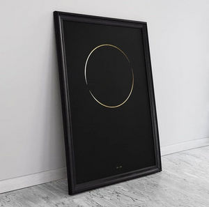 THE THIN GOLD LINE - the one ring - Quadro Contemporaneo
