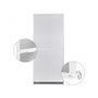 Zanzariera per finestra-WHITE LABEL-Moustiquaire pour porte cadre fixe en aluminium 95x210 cm blanc