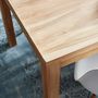 Tavolo da pranzo rettangolare-BOIS DESSUS BOIS DESSOUS-Table en bois de teck 160 BOSTON