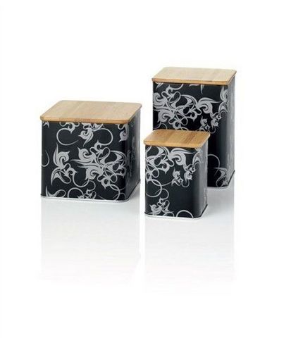 EGO TOGETHER - Vasetto / Barattolo-EGO TOGETHER-Tin with bamboo lid...