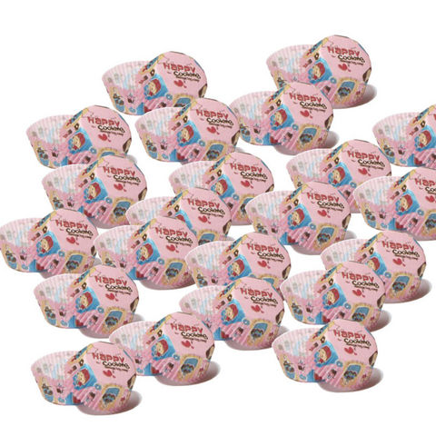 WHITE LABEL - Stampo per dolci-WHITE LABEL-10 paquets de 100 moules de cuisson en papier déco