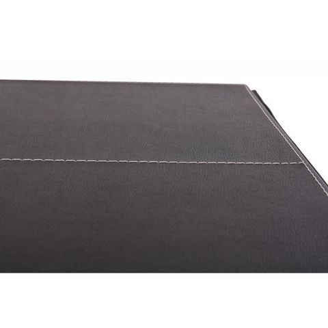WHITE LABEL - Tavolino alto-WHITE LABEL-Table haute de bar avec repose-pied noir