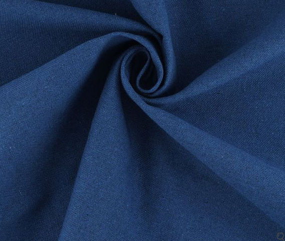 MONDIAL Tissus - Tessuto d'arredamento-MONDIAL Tissus-demi natté bleu